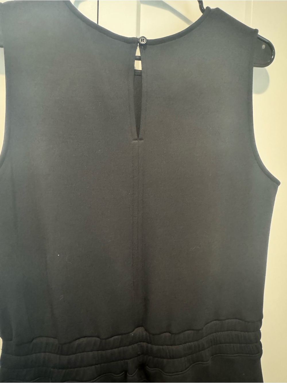 SPANX Black Sleeveless Wide-Leg Jumpsuit with Drawstring new with tags - Picture 6 of 6